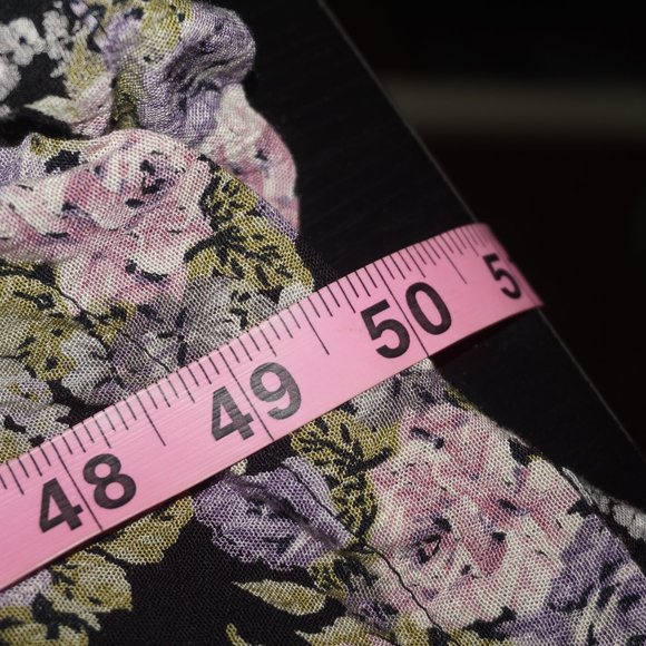 Vintage 80s Ann Taylor Floral Midi Dress - Picture 11 of 11